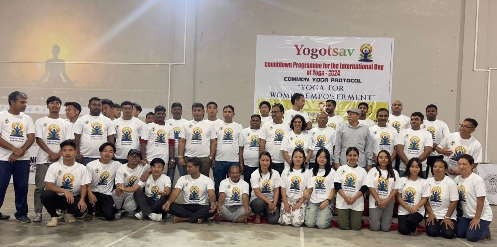A countdown programme of International Day of Yoga 2024 was held at Nagaland University, Lumami on June 19.